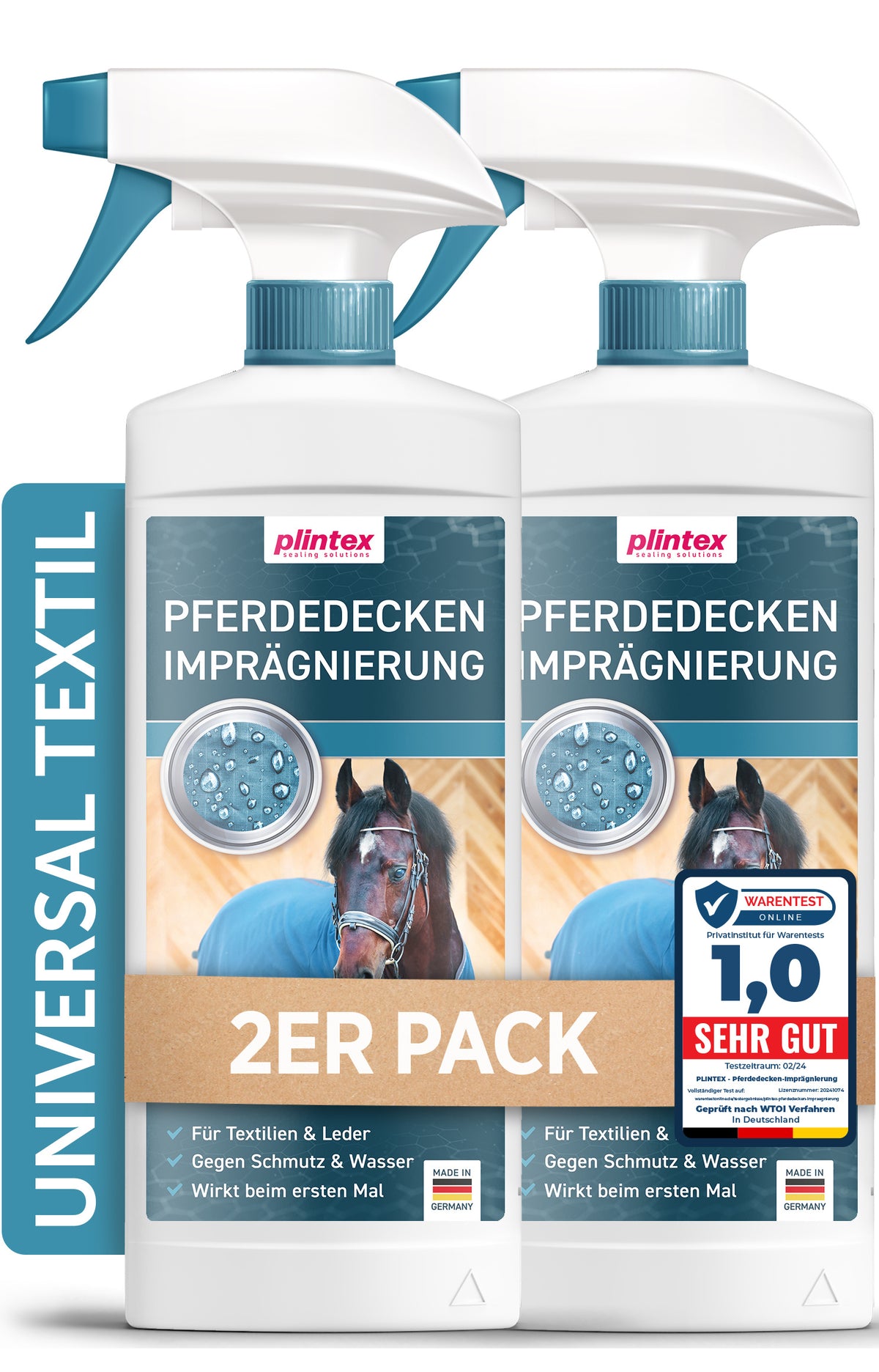 Pferdedecken Imprägnierspray 2er-Pack – 2×580 ml