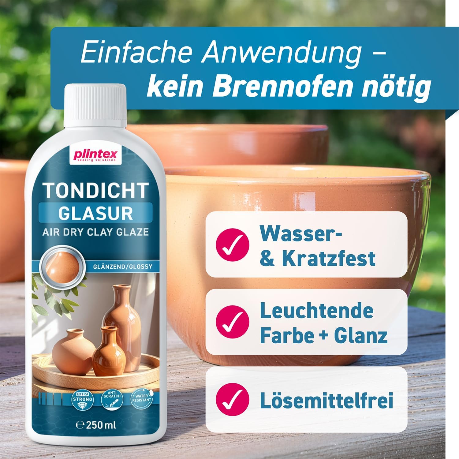 Tondicht Versiegelung – Ton, Gips, Beton & Gießpulver