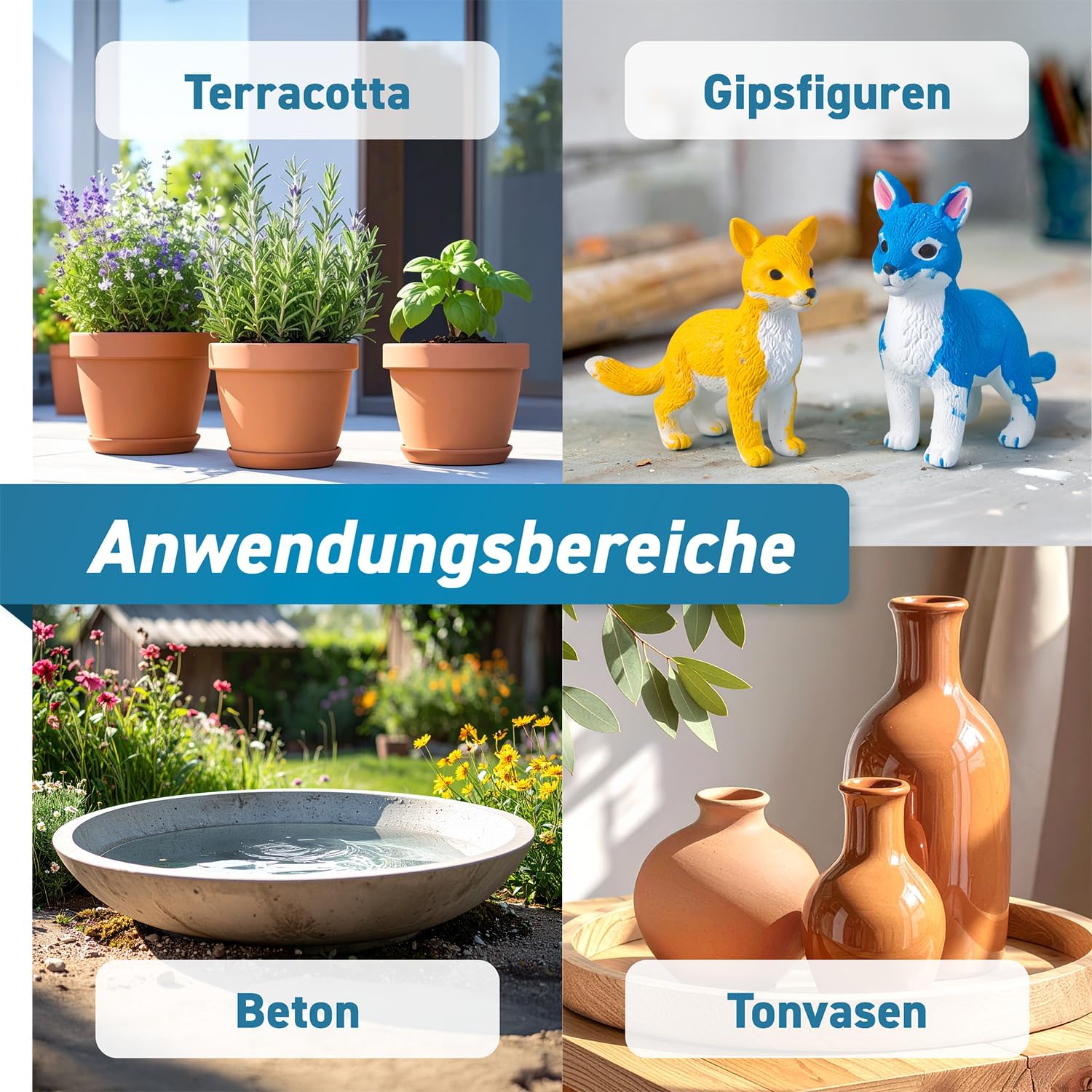 Tondicht Versiegelung – Ton, Gips, Beton & Gießpulver