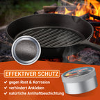 Einbrennpaste mit Traubenkern-Öl