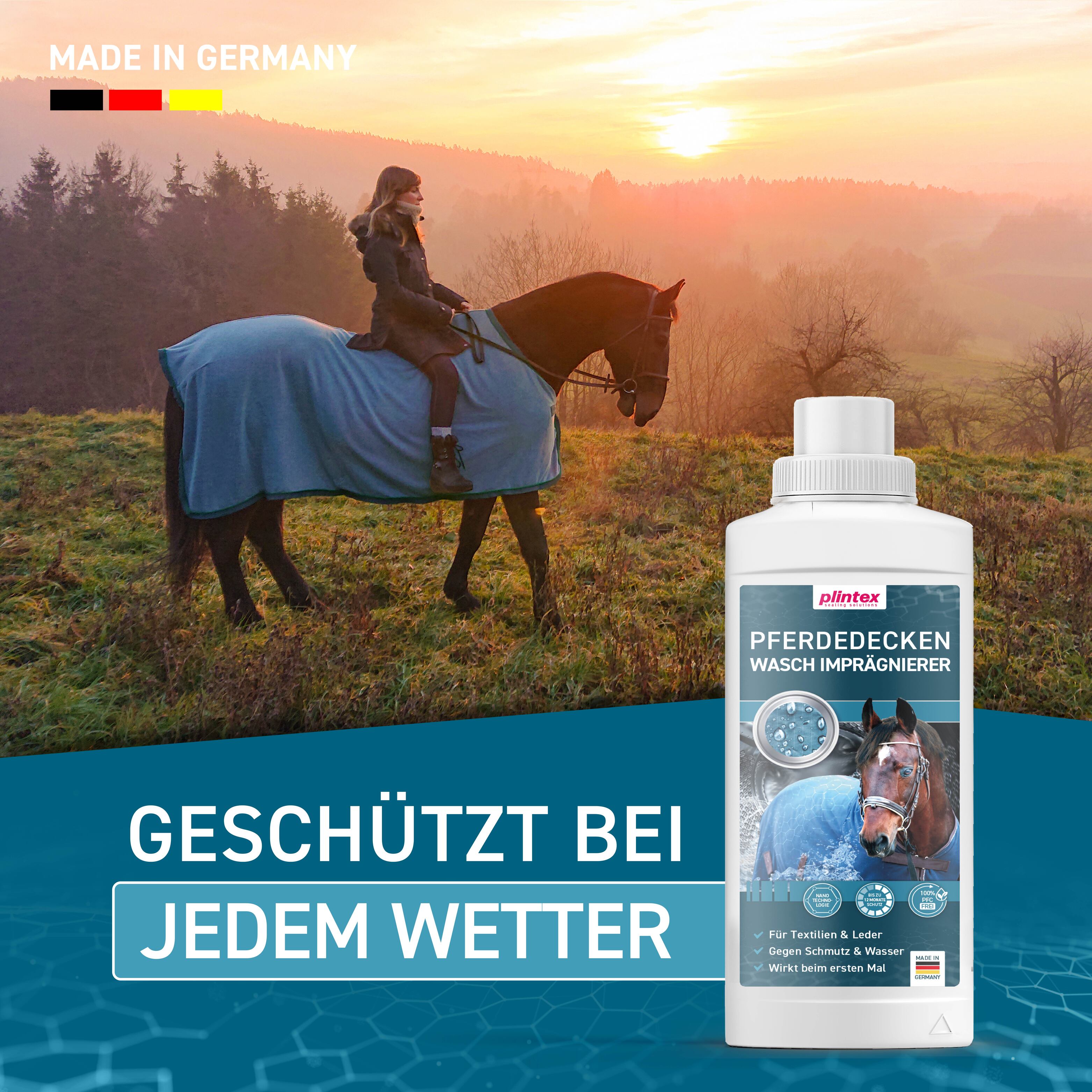 Pferdedecken Wash-In Imprägnierung – Waschmaschine