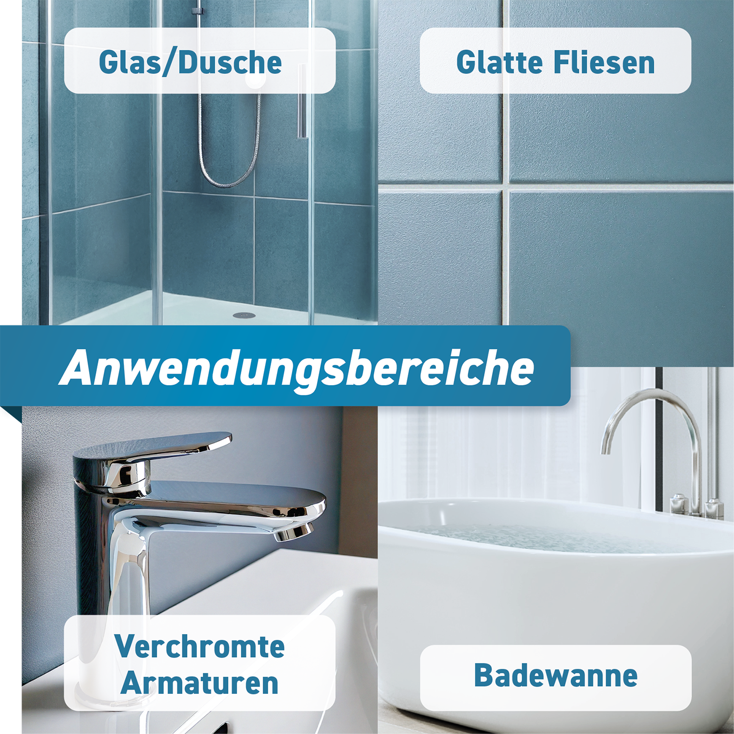 Duschglas-Versiegelung für Dusche & Bad