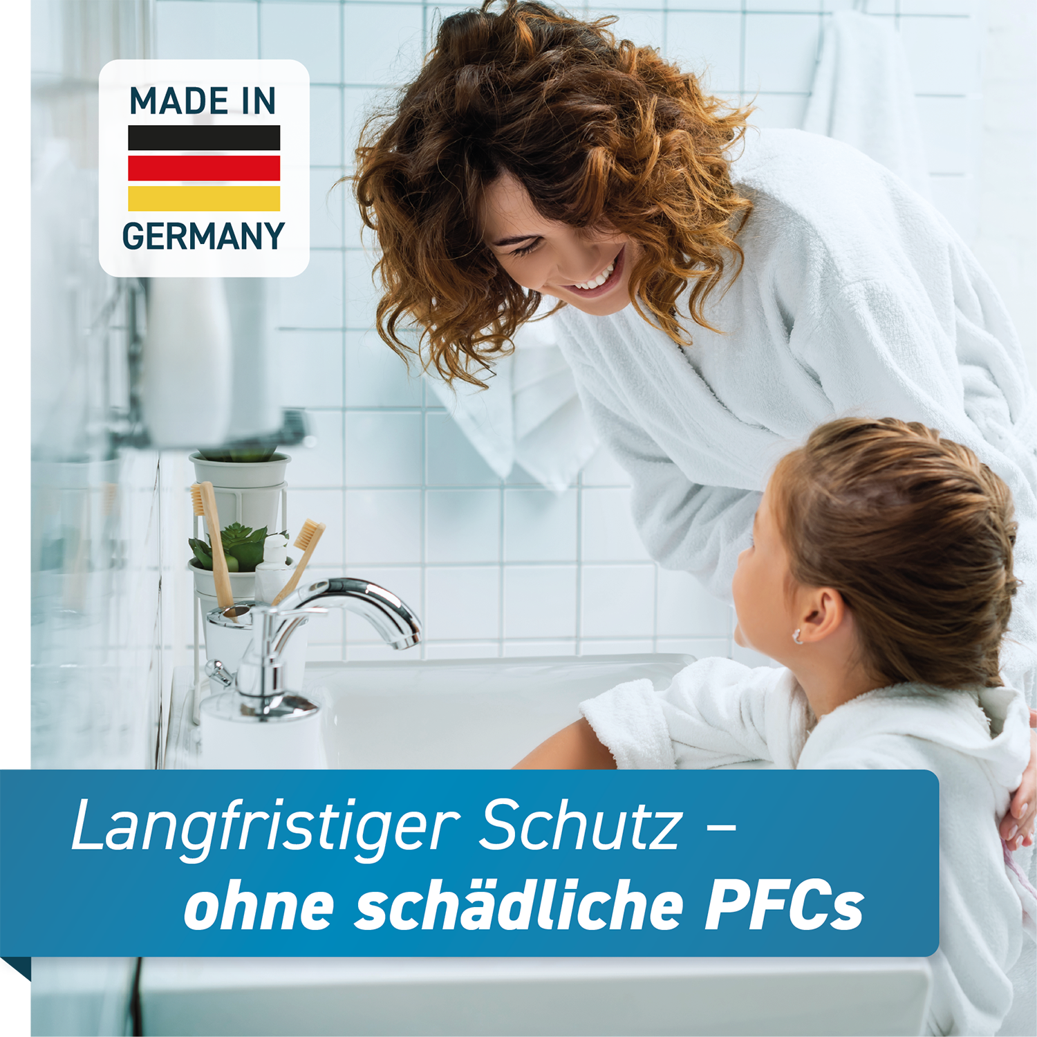 Duschglas-Versiegelung für Dusche & Bad