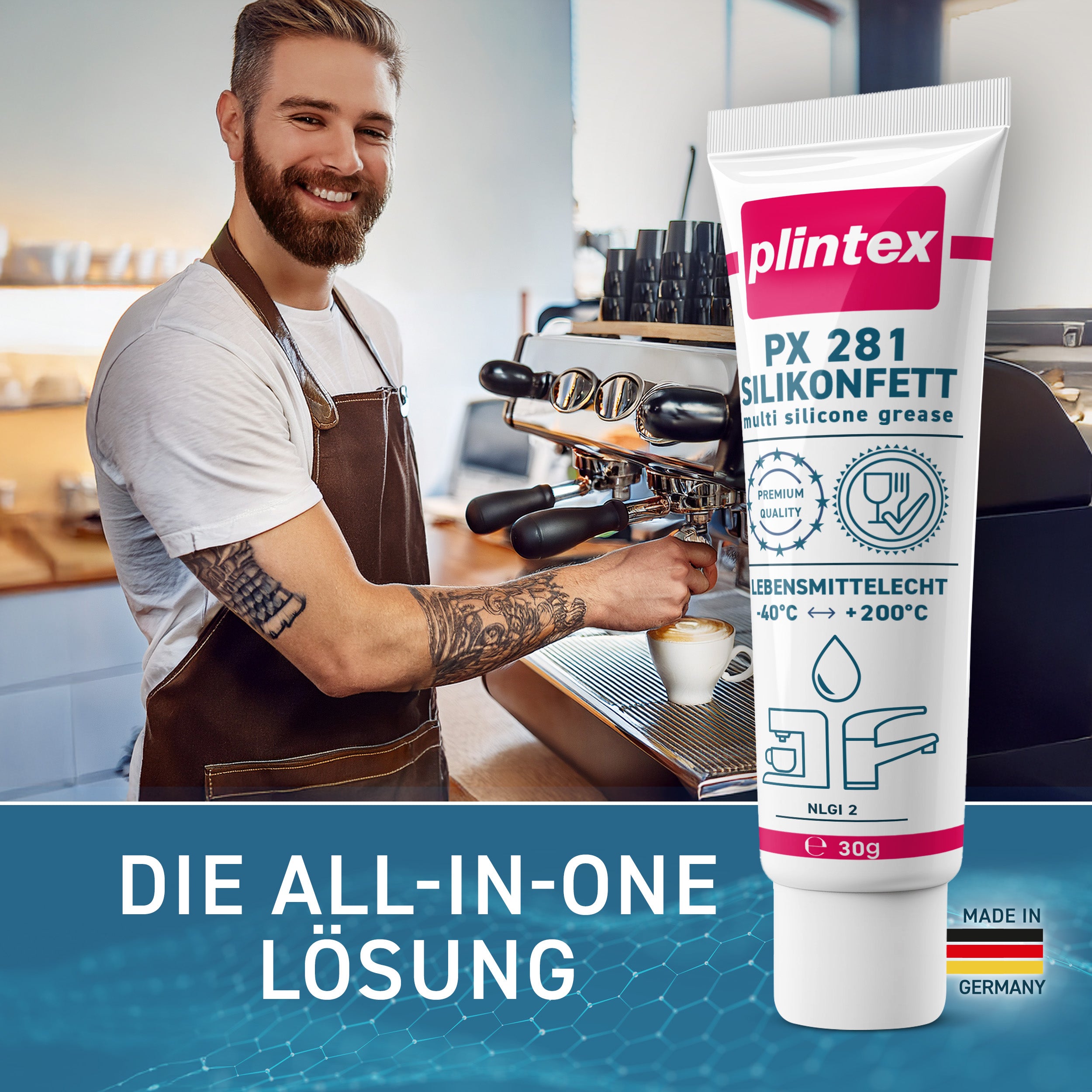 Silikonfett für Kaffeevollautomaten