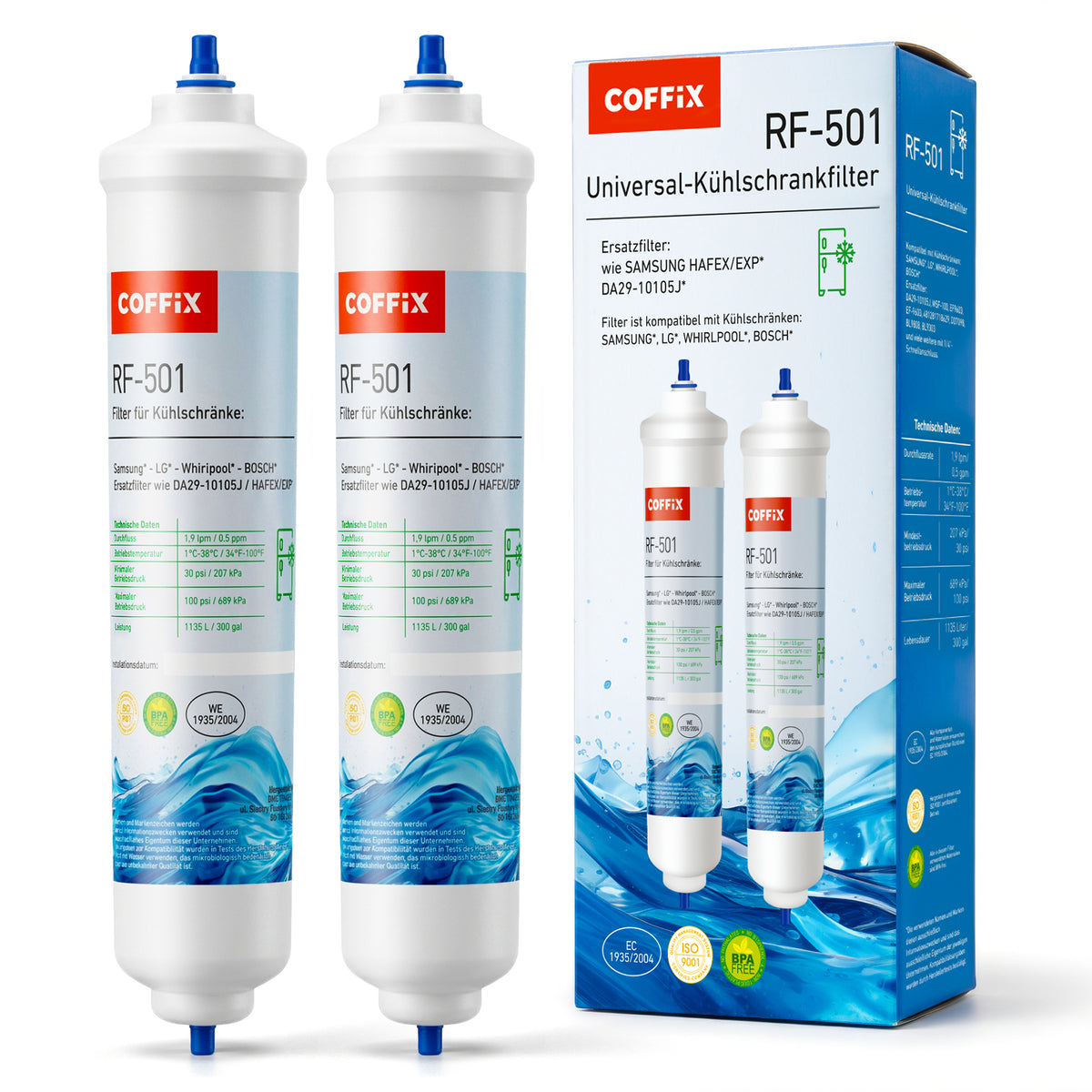 Coffix RF-501 Wasserfilter für Kühlschränke – Hauptbild
