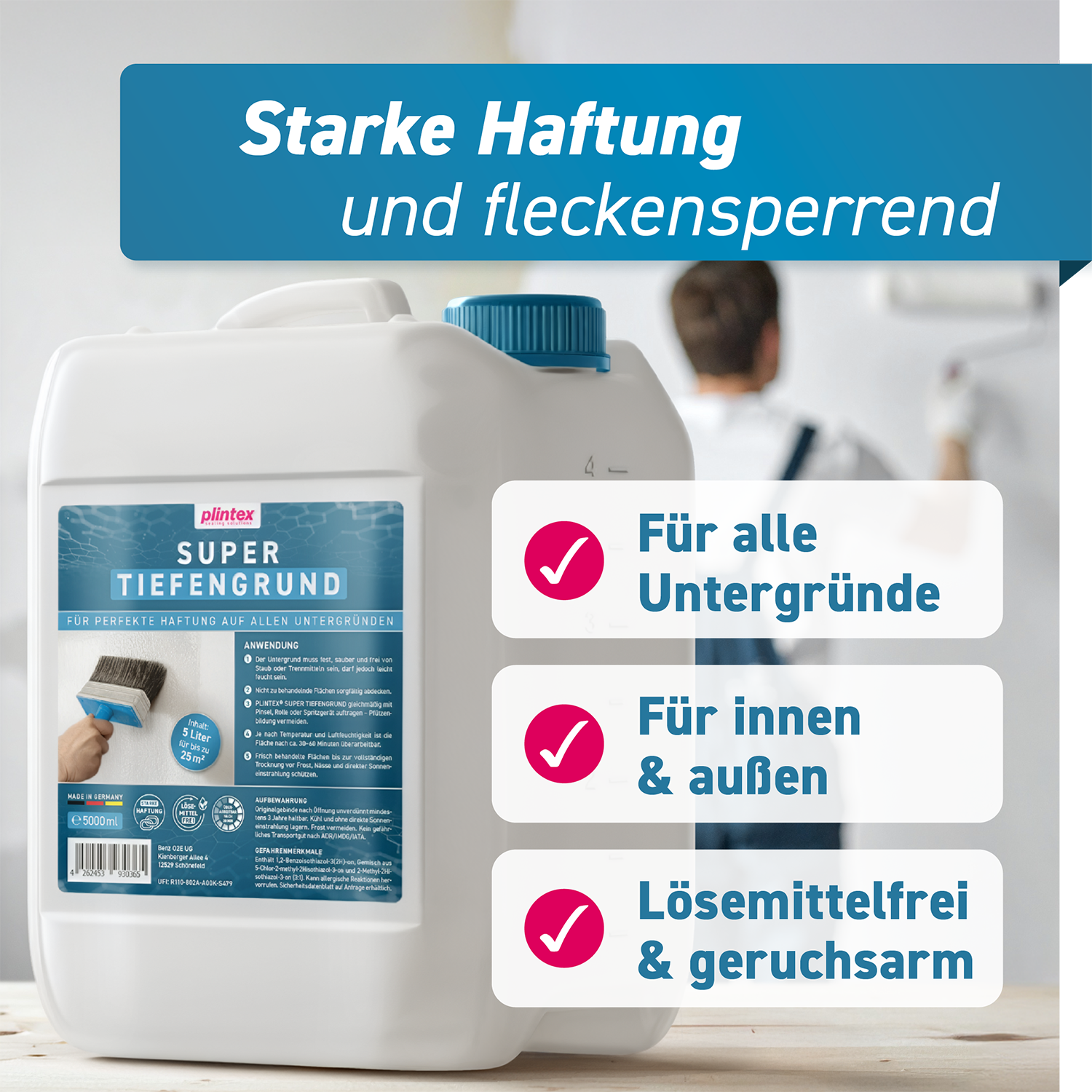Tiefengrund Eigenschaften & Vorteile über alle Untergründe